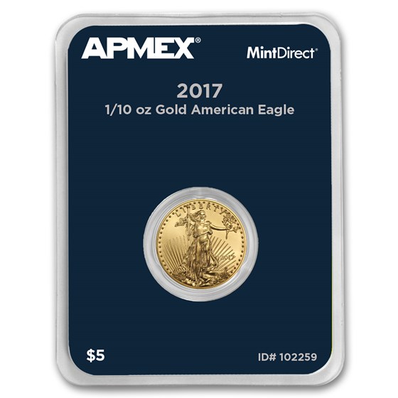 2017 1/10 oz Gold American Eagle (MintDirect® Single) 2017 1/10 oz Gold American Eagle (MintDirect® Single)